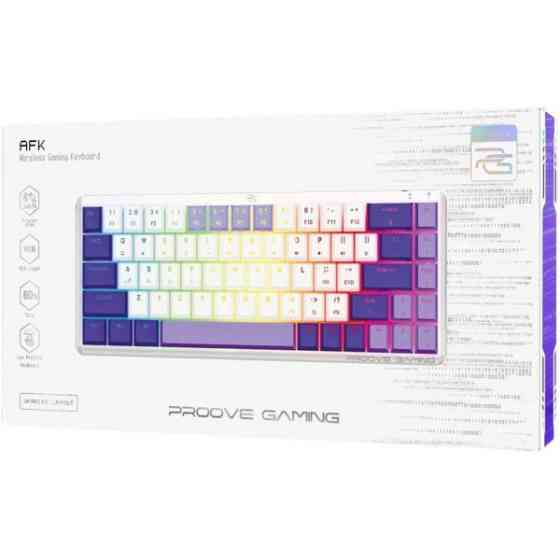Клавіатура Бездротова Proove Gaming AFK (Ukraine Layout) White (WKAFK1022002) (Код товару:43556) Харків