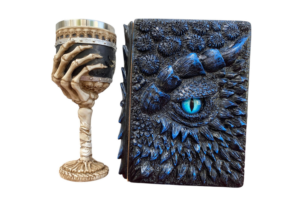 Подарочный набор Бокал 3 Рука с Черепами и Блокнот 3 Книга Теней и Глубин Київ - зображення 3
