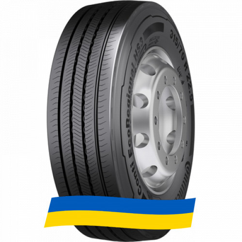 315/70 R22.5 Continental EcoRegional HS3 156/150L Рульова шина Киев - изображение 5