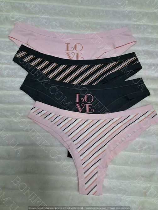 Набор женских трусов-бразилиан ТМ "Obrana" (4 шт./уп.) (арт. 200-20/7) Кривой Рог - изображение 6