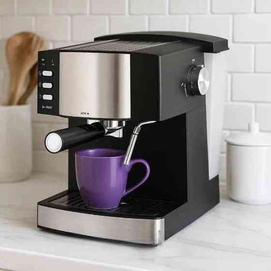 Кофеварка рожковая Domotec MS-113 850 Вт черная Киев