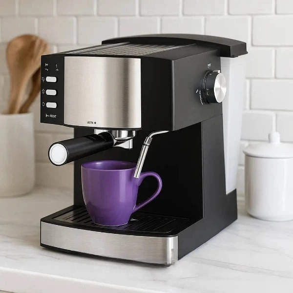 Кофеварка рожковая Domotec MS-113 850 Вт черная Киев - изображение 1