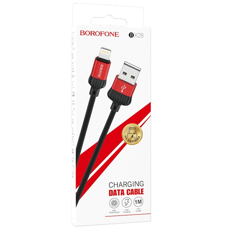 Дата кабель Borofone BX28 Dignity USB to Lightning (1m) Херсон - зображення 5