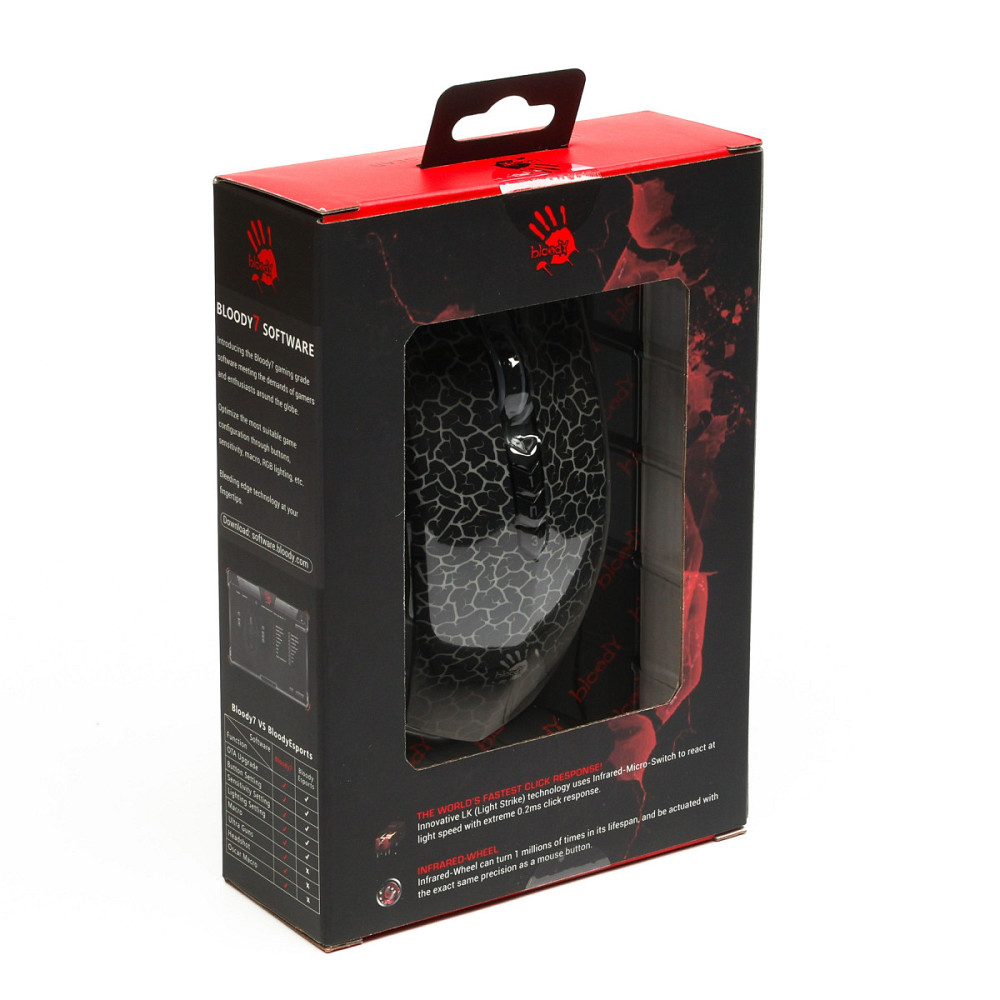 Мышь компьютерная проводная Bloody A70ABloody(Black) черная Киев - изображение 6