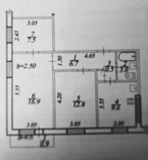 продажа 3-к квартира Днепр, Индустриальный, 41000 $ Днепр - изображение 7