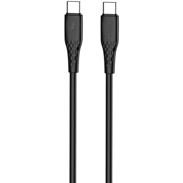 Кабель Proove GridLine Type-C to Type-C 60W 1m Black (CCGL60002201) (Код товару:41588) Харьков - изображение 1