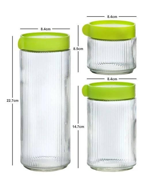 Набор стеклянных емкостей SNT 3 шт Одесса - изображение 4