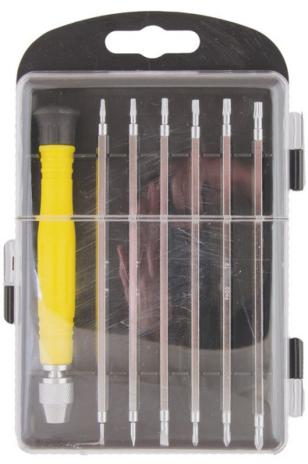 Насадки отверточные прецинзионные двухсторонние MASTERTOOL с держателем набор 7 шт 40-0164 Харків - зображення 2