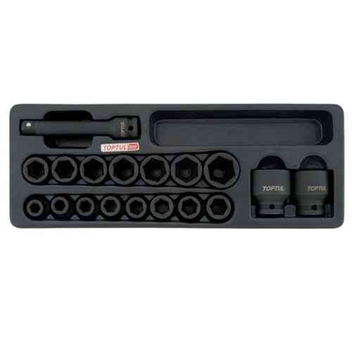 Набор головок ударных 1/2" 10-32мм + удлинитель 18ед. (в ложементе) TOPTUL GCAT1807 Харків