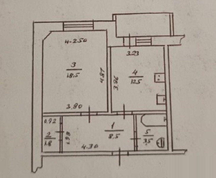 Пропонується до продажу простора та світла однокімнатна квартира 47 кв.м. на Заболотного. Одесса - изображение 6
