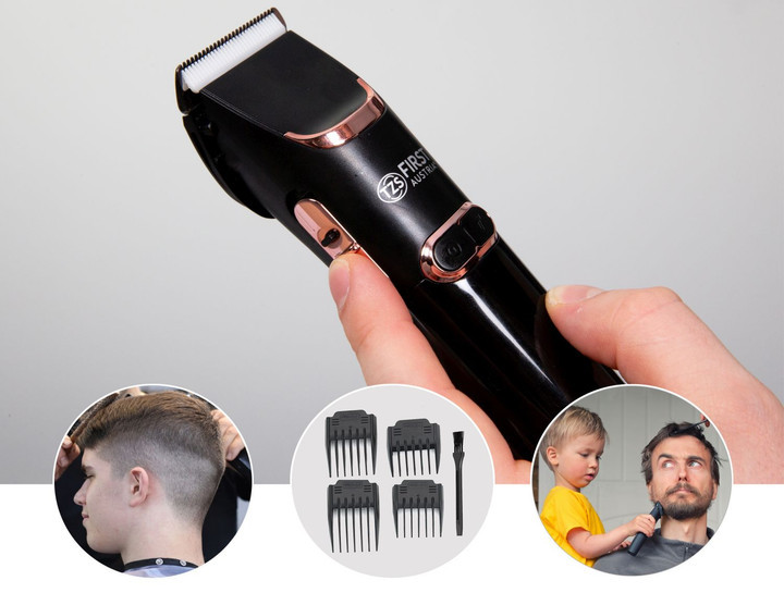 Машинка для стрижки волос в наборе First FA-5676-7 3 Вт черная Киев - изображение 5