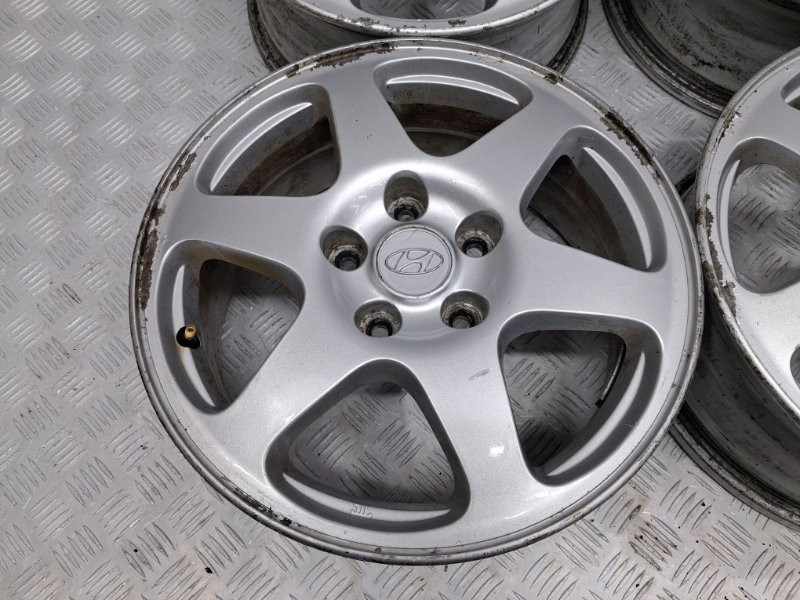 Диски титан комплект R16 Hyundai Sonata NF 2.4 БЕНЗИН G4KC 2004 (б/у) Київ - зображення 4