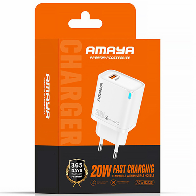 Уценка СЗУ Amaya E212S QC3.0 20W (1USB-A) Херсон - зображення 2