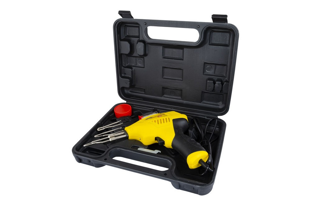 Паяльник импульсный MASTERTOOL с трансформатором 3 режима 200 Вт/220-240 V/50 Hz 0-500°С LED пластик Харків - зображення 3