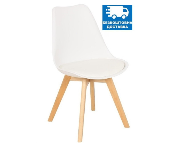 Стілець Тор м'який обідній білий Днепр - изображение 1