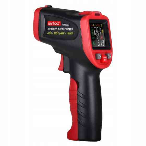 Пирометр (термогигрометр, термопара) -50-650°C WINTACT WT323C Харьков