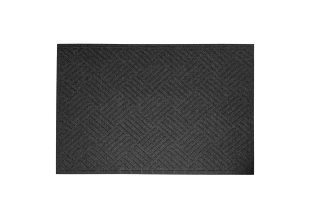 Коврик под дверь без кромки, с рисунком, серый, 60х90 см 5031Gr Київ - зображення 1