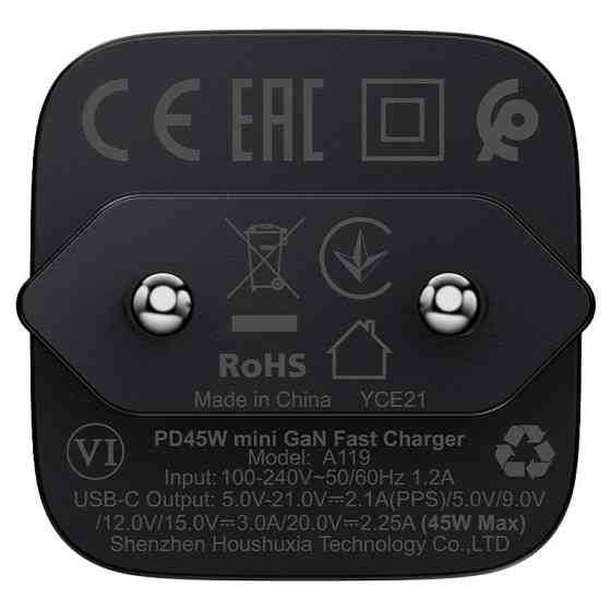 СЗУ Acefast A119 PD45W GaN (1USB-C) Херсон