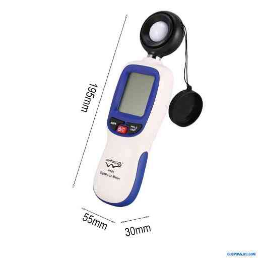 Цифровой люксметр (измеритель освещенности + термометр) Bluetooth 200000 Lux WINTACT WT81B Харьков