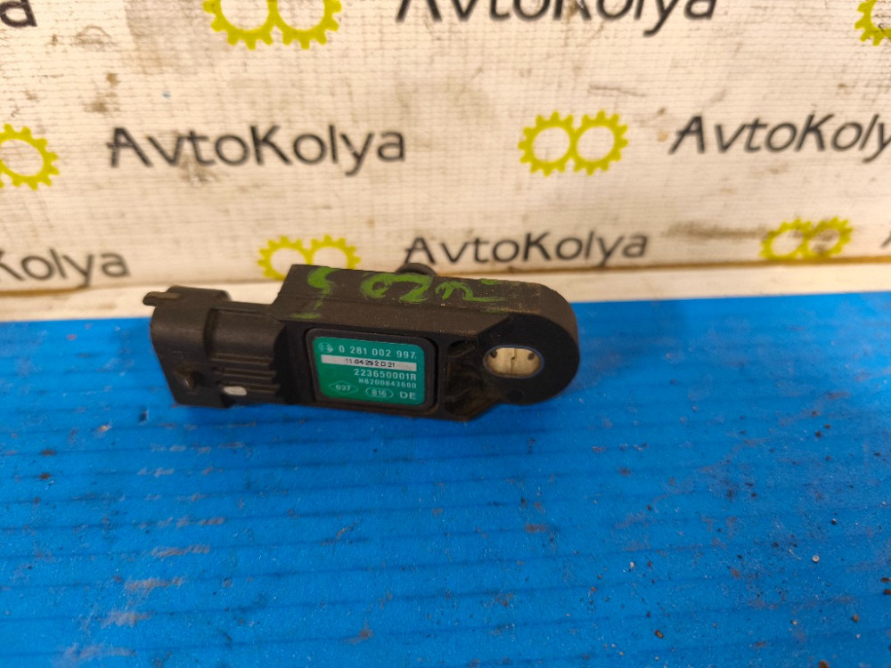 Датчик давления на впускном коллекторе Renault Scenic 1.5 / 1.9 dci 2003-2016 (0281002997) Ковель - изображение 1