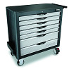 Тележка инструментальная профессиональная TOPTUL 7 секций JUMBO NEW PRO-LINE (серая) TCBK0703 Харків
