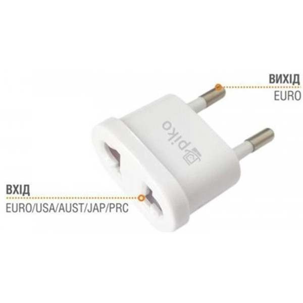 Мережевий перехідник Piko TA-001 White (1283126472503) (Код товару:32571) Харків - зображення 2