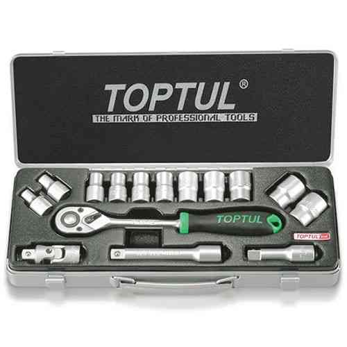 Набор инструмента TOPTUL 1/2" 15ед. (6-гр.) GCAD1502 Харків