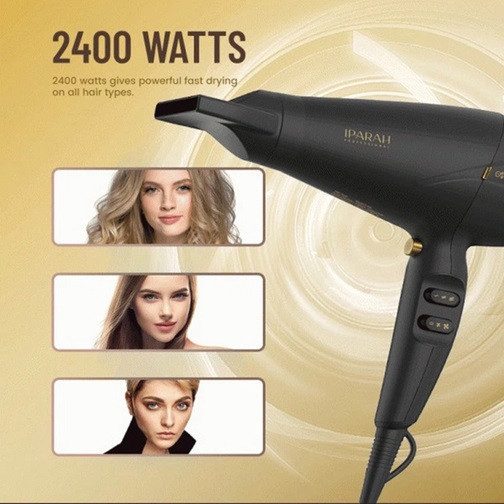 Фен IPARAH P-340 2400 Вт черный Київ - зображення 6