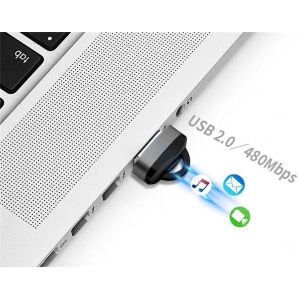 DM Кардрідер Mini Speed USB 2.0 TF MicroSD Memory Adapter Black (Код товару:27689) Харків - зображення 3