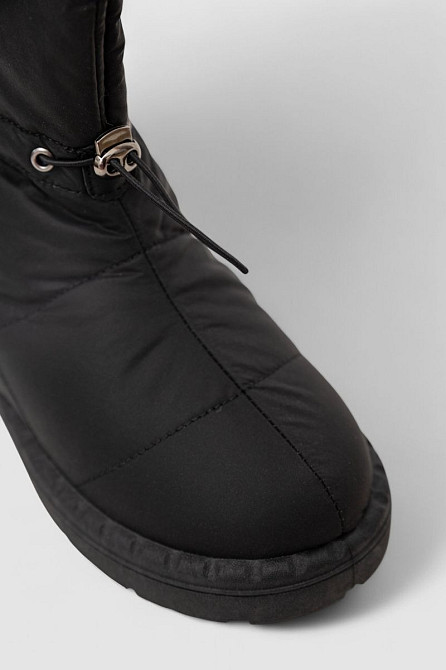 Дутики жіночі зимові на хутрі, колір чорний, 248RFM300 (36-41 р.). Одеса - зображення 4