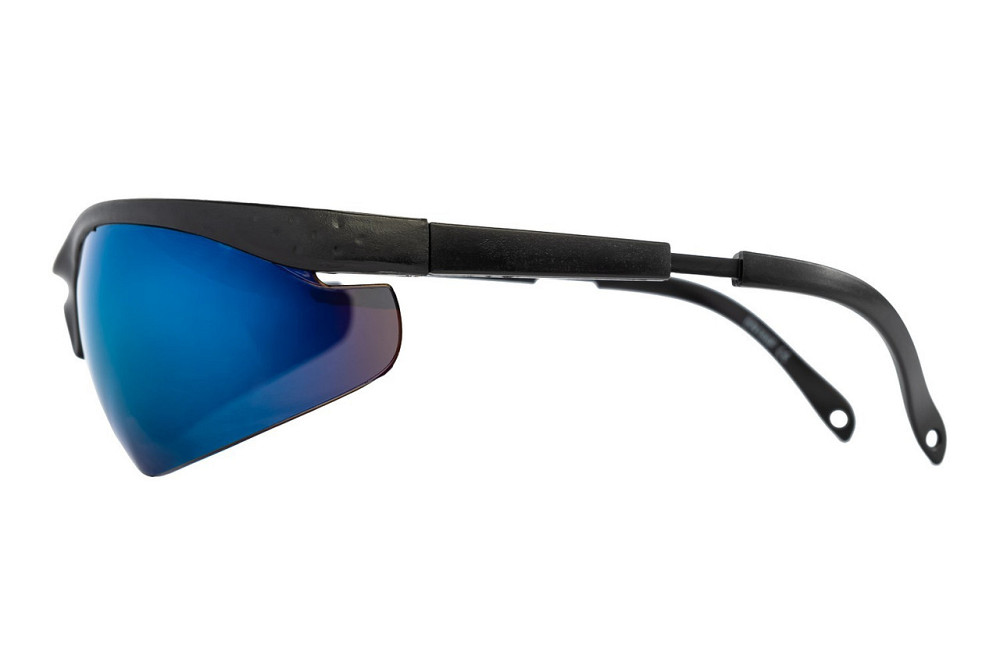 Очки открытые MASTERTOOL SPORTLINE BLUE MIRROR защита от царапин ANTI-SCRATCH регулируемые дужки 82- Харьков - изображение 2