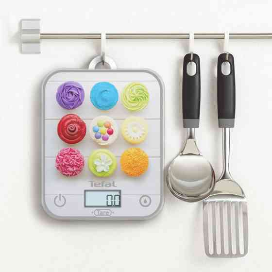 Весы кухонные Tefal Optiss Cake Pops BC50D4V0 5 кг серебристые Киев