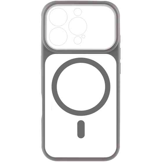 Чехол TPU+PC GETMAN Moon Clear with MagSafe для Apple iPhone 16 Pro Max (6.9") Херсон