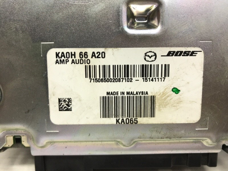 Усилитель Аудиосистемы Mazda CX 5 2011-2017 KA0H-66-A20 (Арт. 50961) Київ - зображення 4