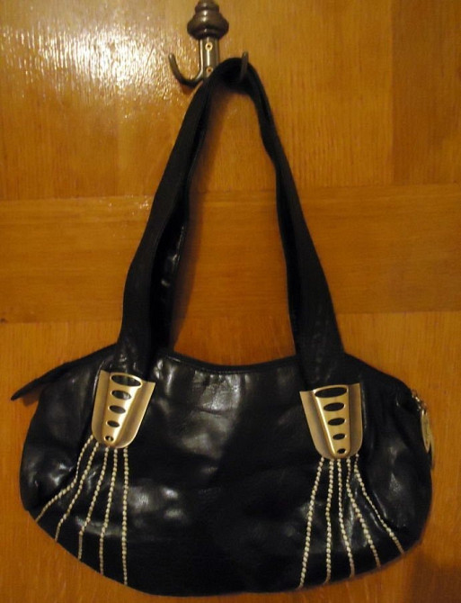 Новая чёрная сумка экокожа Київ - зображення 6