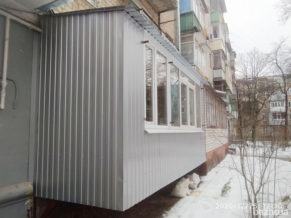 Балкон с нуля и под ключ БЕЗ ПОСРЕДНИКОВ в Харькове Харьков - изображение 4