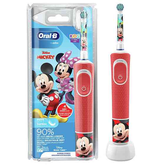 Детская электрическая зубная щетка Oral-B D100-413-2K-MiСkey Київ