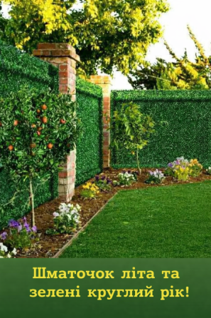 Зелена ізгородь,штучна ізгородь,огорожа для балконів Киев