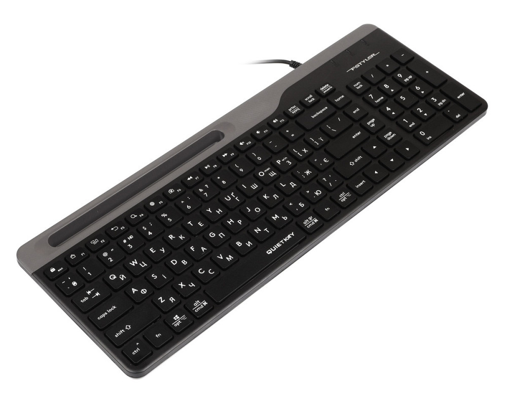 Клавиатура компьютерная проводная A4Tech Fstyler FK25(Black) черная Київ - зображення 2