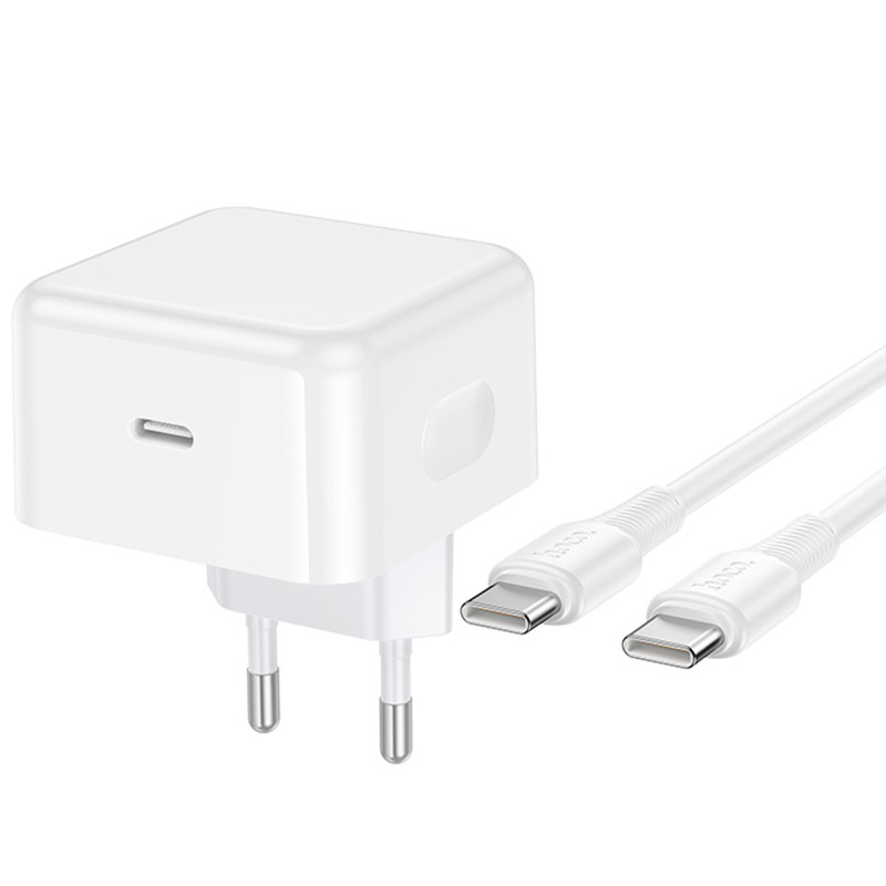 СЗУ Hoco C161A Speed PD40W (1USB-C) + кабель Type-C to Type-C Херсон - зображення 2