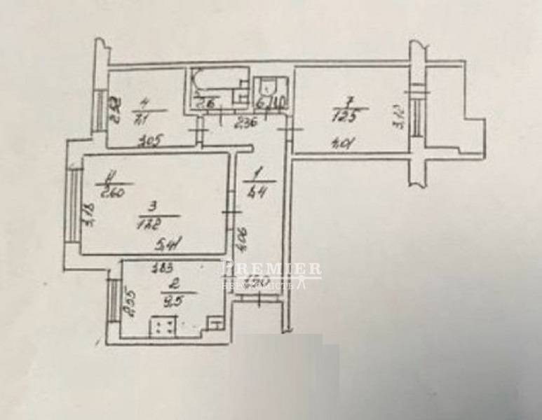 3-кімнатна квартира, район Кримського бульвару! Одесса - изображение 1