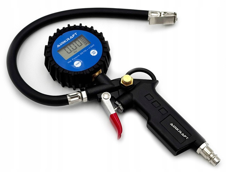 Пистолет для подкачки колес с цифровым манометром 14 бар AIRKRAFT STG-05D Харків - зображення 7