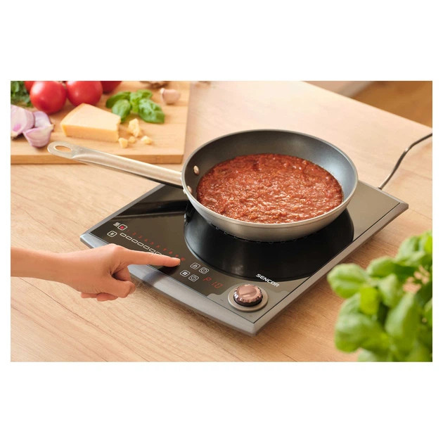 Электроплита индукционная Sencor SCP3414GY 2000 Вт черная Киев - изображение 7