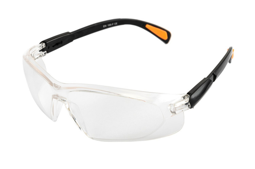 Очки открытые MASTERTOOL линза ANTI-SCRATCH оправа с противоскользящими регулируемыми дужками l-клас Харьков - изображение 1