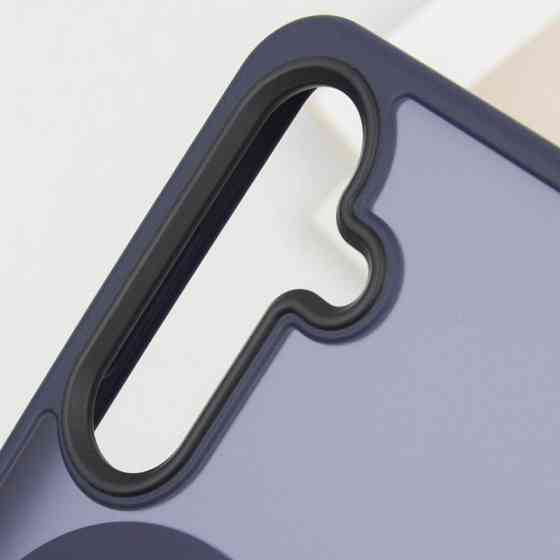 TPU+PC чехол Metal Buttons with MagSafe Colorful для Samsung Galaxy S25 Edge Херсон