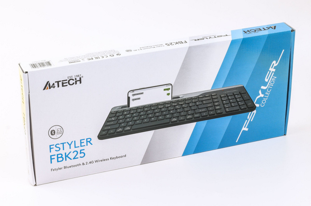 Клавиатура беспроводная A4Tech Fstyler FBK25(Black) черная Київ - зображення 10