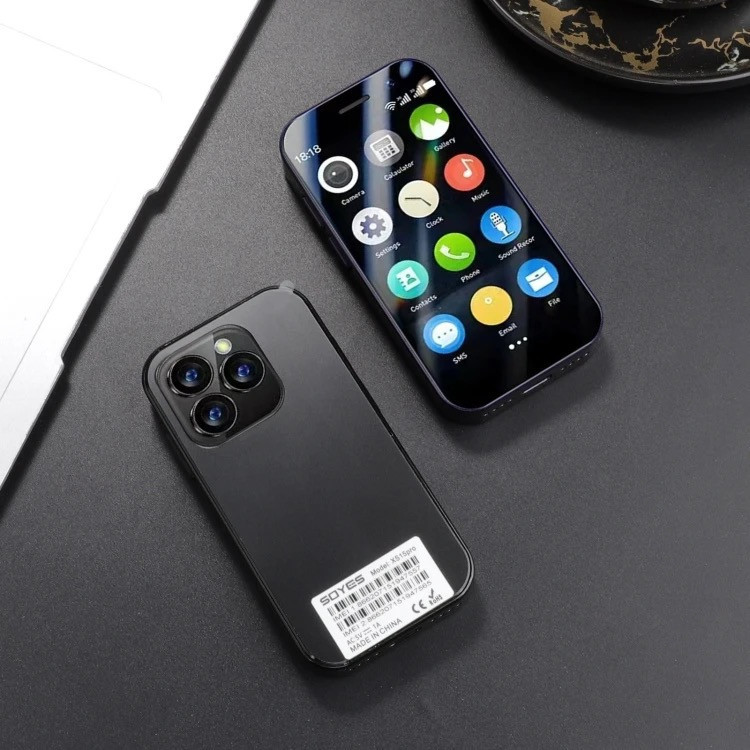 Маленький мобильный смартфон сенсорный Soyes XS 15 Black Киев - изображение 3