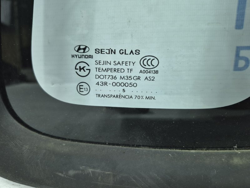 Стекло в кузов заднее правое Hyundai Tucson JM 2.0 DIESEL D4EA 2004 (б/у) Київ - зображення 2