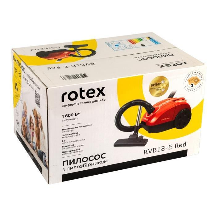 Пылесос Rotex RVB18-E-Red 700 Вт красный Киев - изображение 4