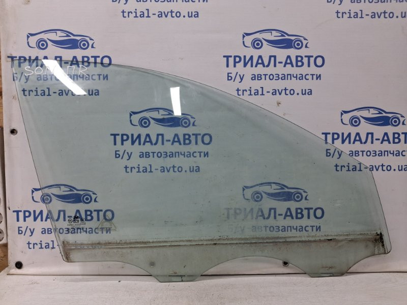 Стекло двери переднее правое Hyundai Sonata NF 2.4 БЕНЗИН G4KC 2004 (б/у) Киев - изображение 1
